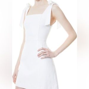 Alice and Olivia Maryann White Dress. 4